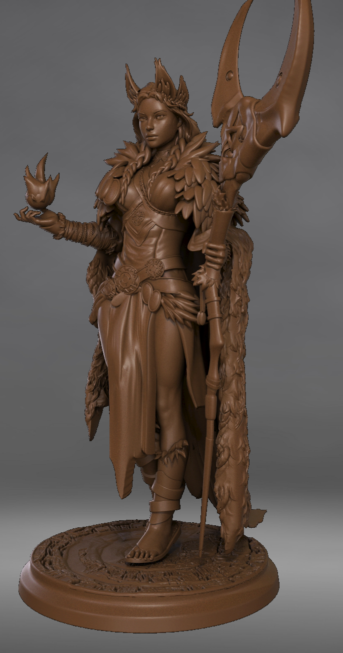 Broken Sword - Northern Warriors - Cleric - 75mm Pin Up/Figure/Model/Diorama