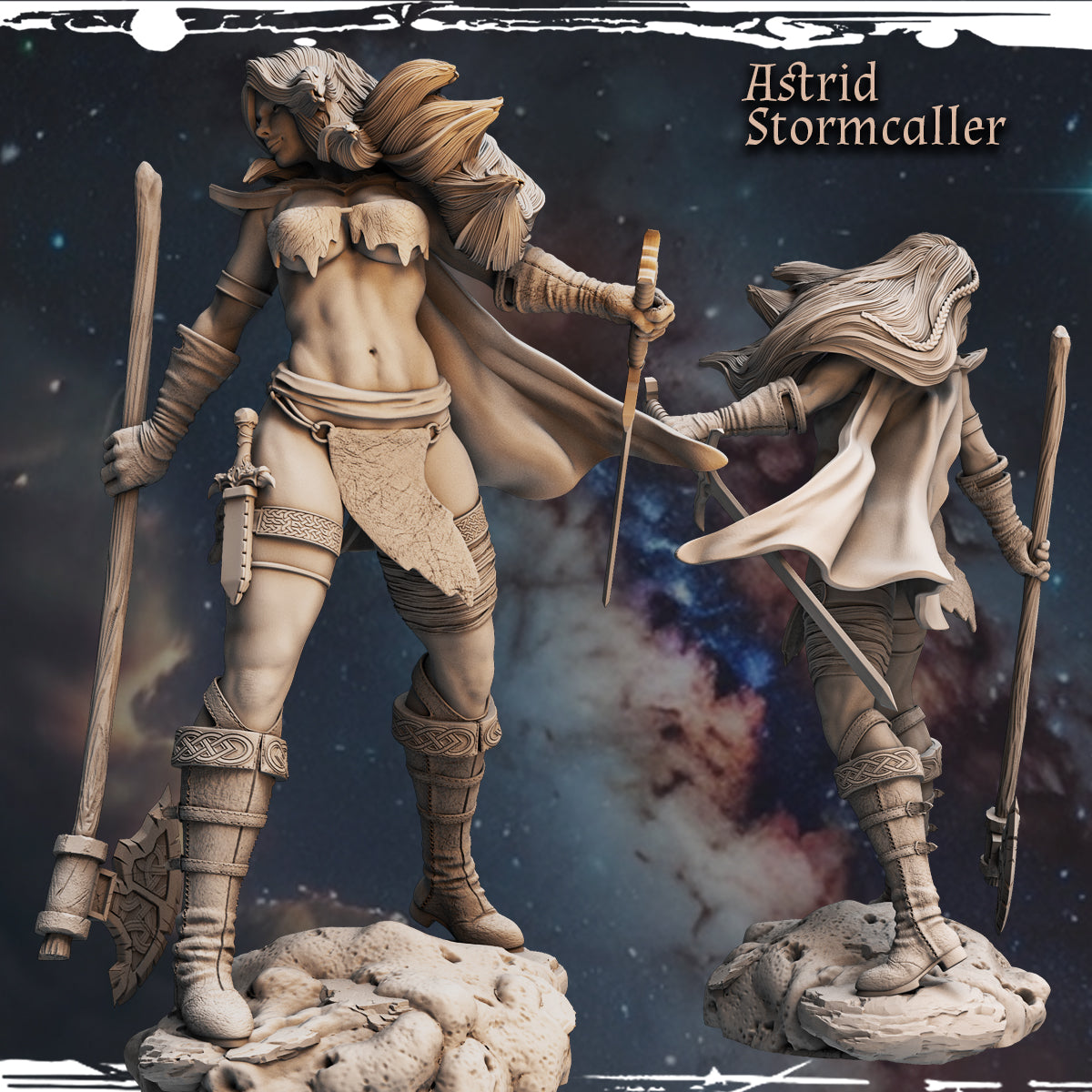 Haito - Unforgettable Heros - Astrid Stormcaller - 75/180mm Pin Up/Figure/Model/Diorama