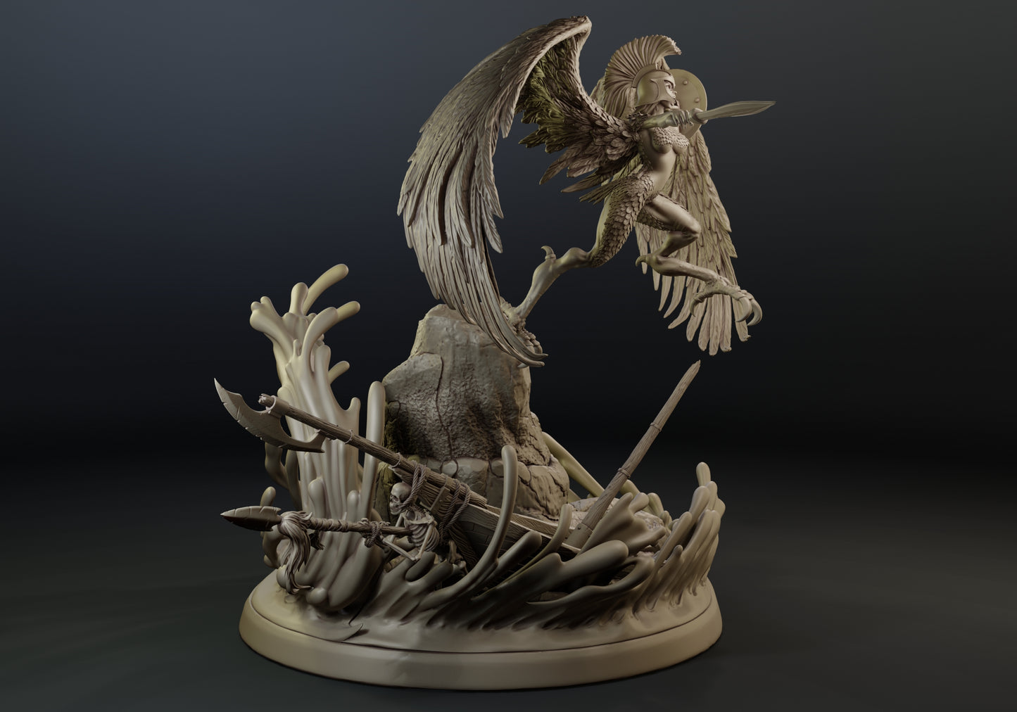 Alain Viesca - Siren (Attack) - 75/120mm Pin Up/Figure/Model/Diorama