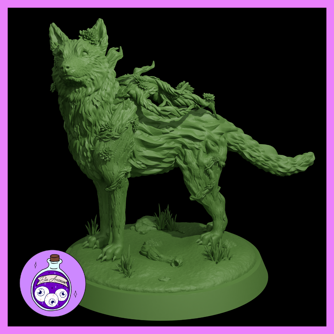 Ella's Arcanum - Wild Hunt - Forest Spirit Wolves - DnD/Pathfinder/TTRPG