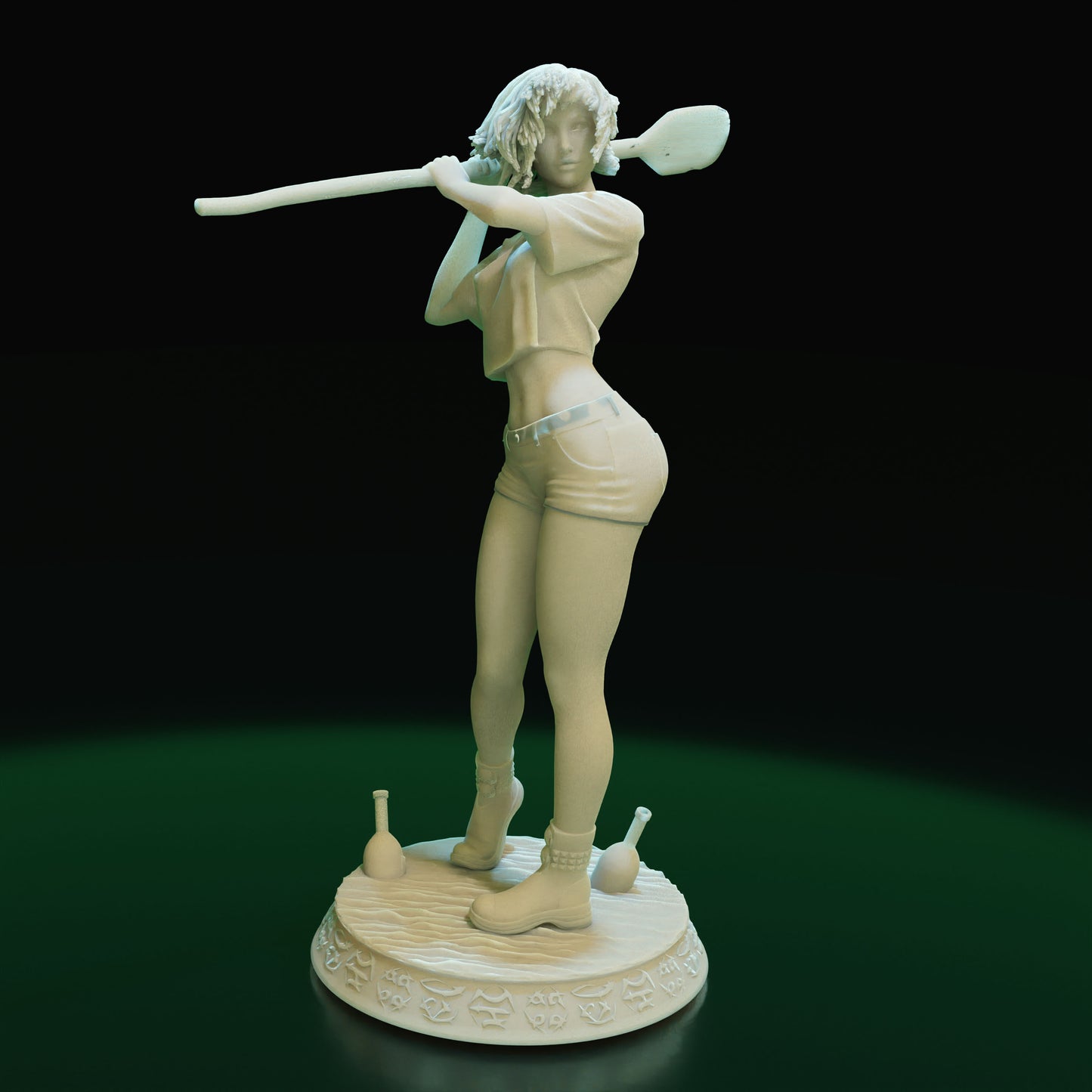 Cthulhu Girls - Shadow over Haven's Harbor - Aurora Bell - 32/75mm DnD/TTRPG Figure/Miniature - Helios3DPrinting