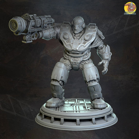 Solgoodcreations - Space Outpost - Auto Guard #2 - DnD/TTRPG Figure/Miniature