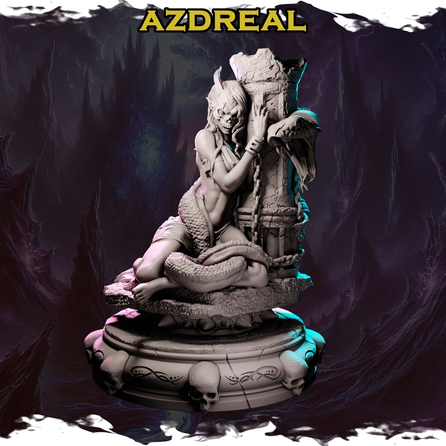 Gilmore Studio - Ladies of Chaos #3 - Azdreal - 75mm Pin Up/Figure/Model/Diorama