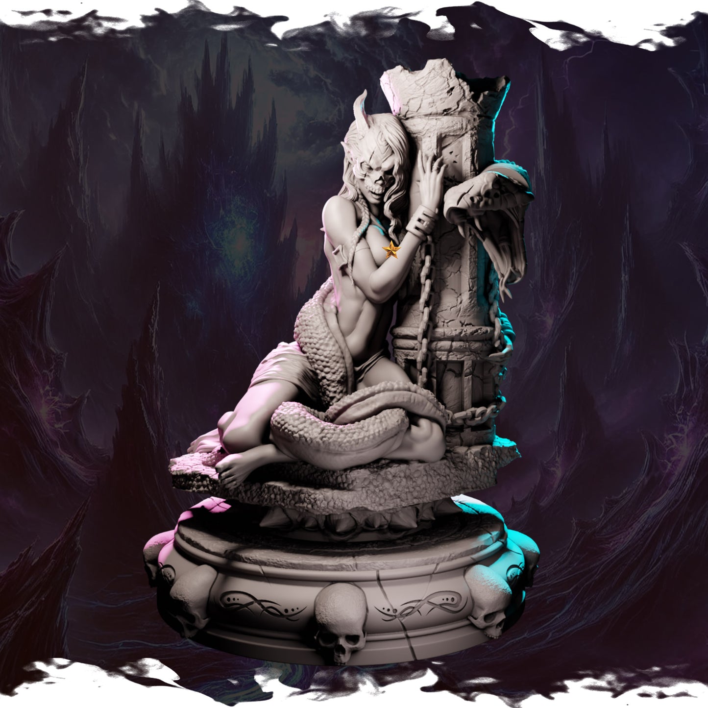 Gilmore Studio - Ladies of Chaos #3 - Azdreal - 75mm Pin Up/Figure/Model/Diorama
