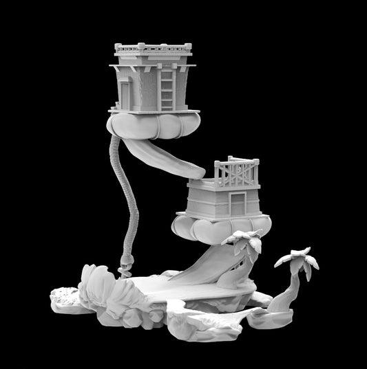 Possibly Cool Dice Tower - Balloons - DnD/TTRPG/Roleplaying/Wargames