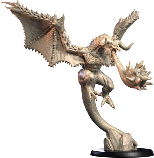 3D IPStudios - Dragons Worlds #2 - Balrow - DnD/TTRPG Figure/Miniature - Helios3DPrinting