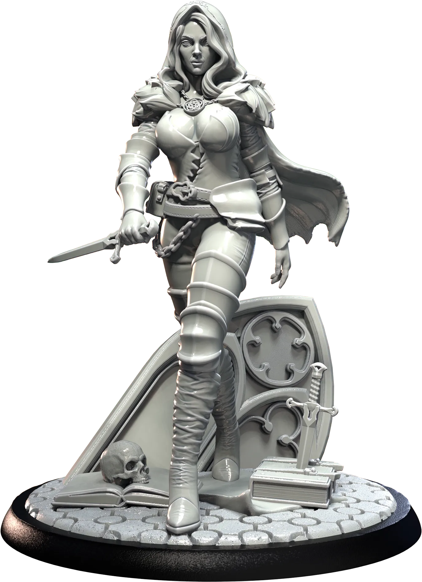 3D IPStudios - Female Warriors #1 - Bianca - 75mm Pin Up/Figure/Model/Diorama