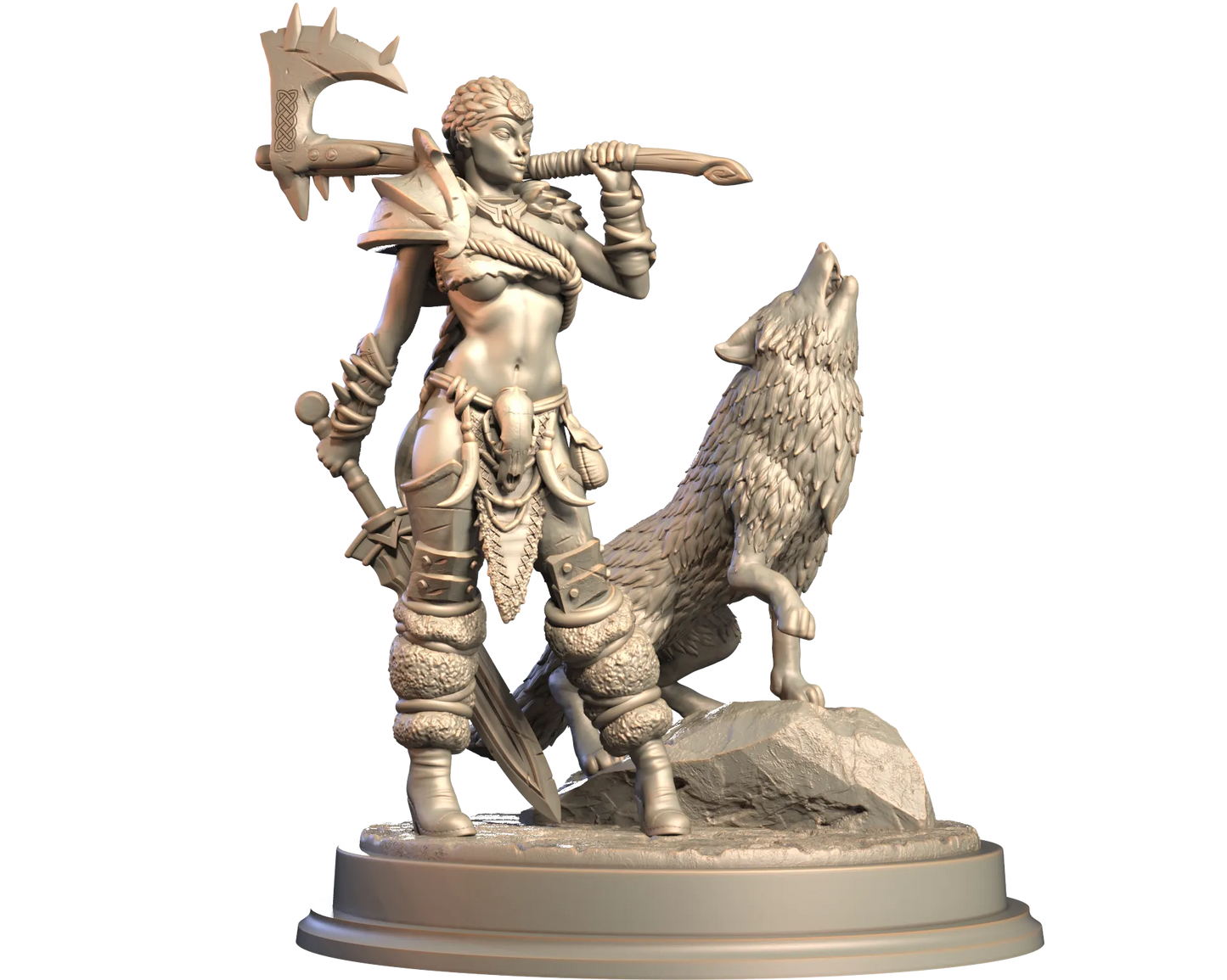 3D IPStudios - Barbarians - Brynn - 75mm 75mm Pin Up/Figure/Model/Diorama