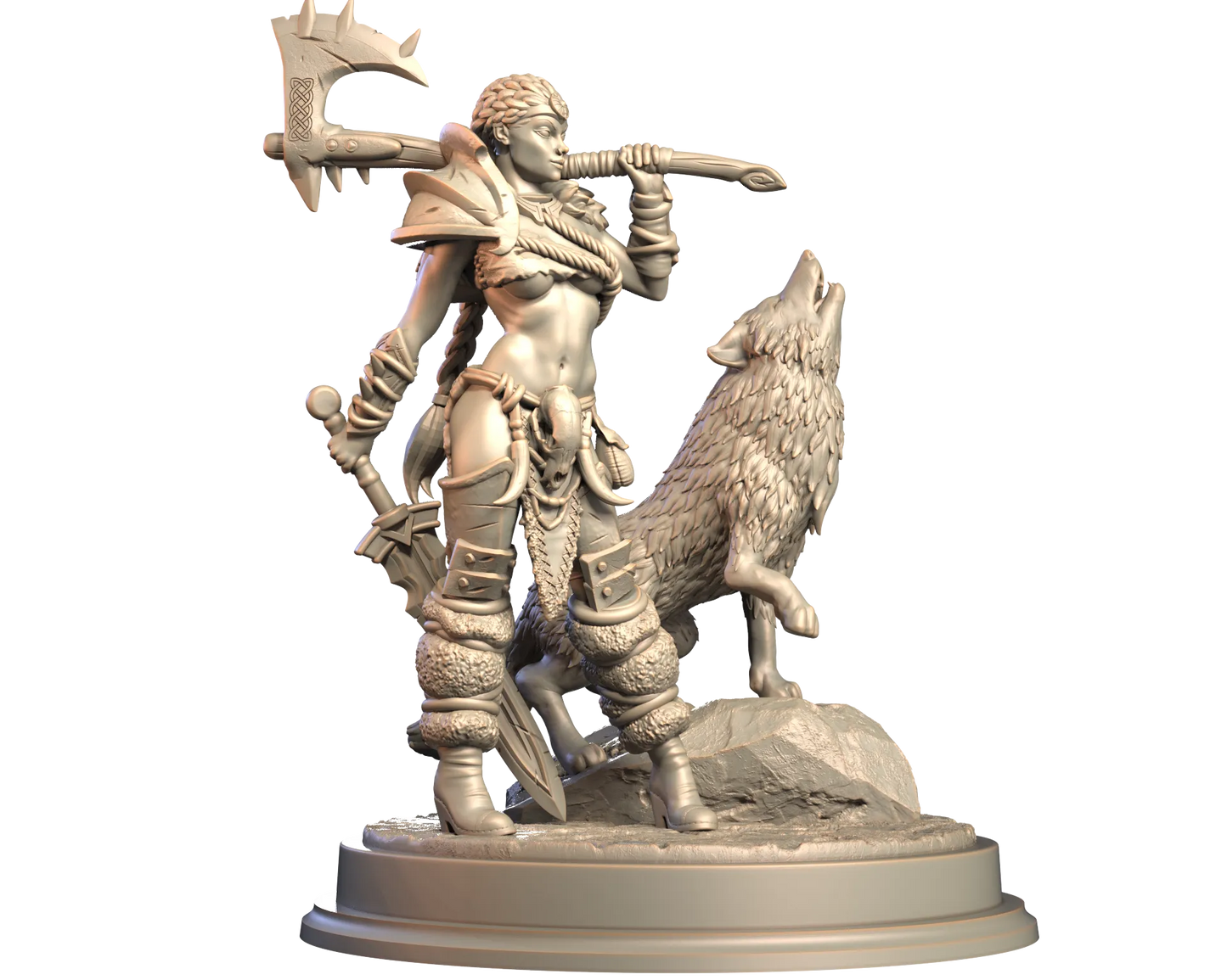 3D IPStudios - Barbarians - Brynn - 75mm 75mm Pin Up/Figure/Model/Diorama