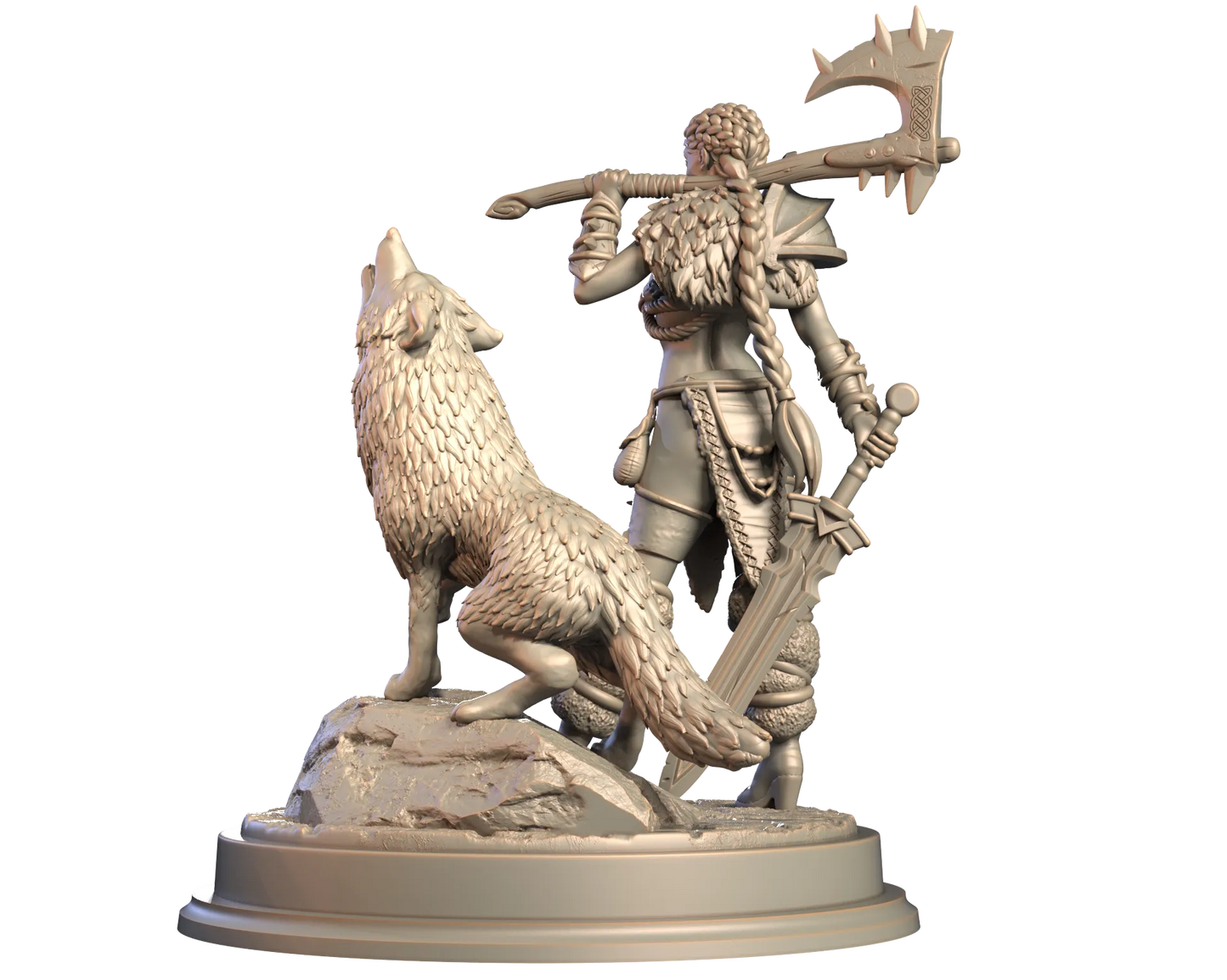 3D IPStudios - Barbarians - Brynn - 75mm 75mm Pin Up/Figure/Model/Diorama
