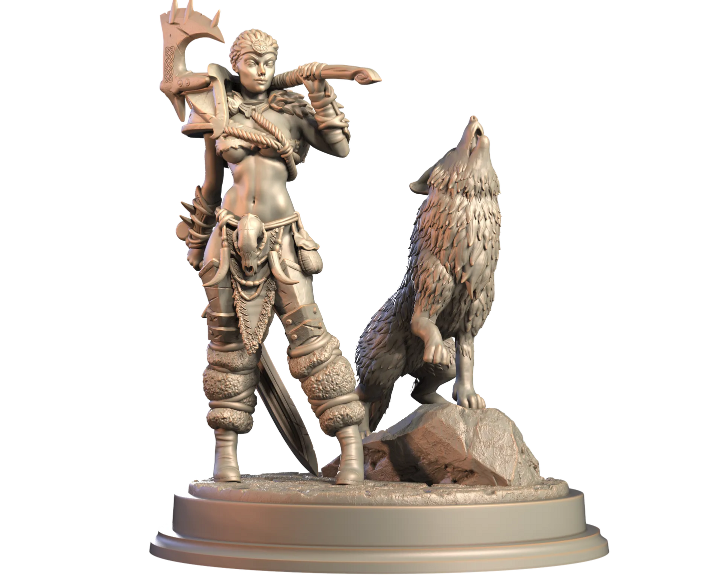 3D IPStudios - Barbarians - Brynn - 75mm 75mm Pin Up/Figure/Model/Diorama