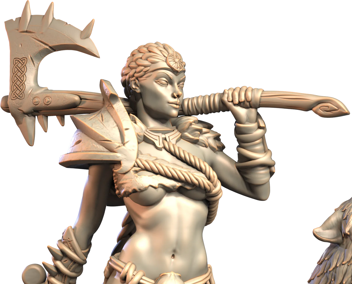 3D IPStudios - Barbarians - Brynn - 75mm Pin Up/Figure/Model/Diorama
