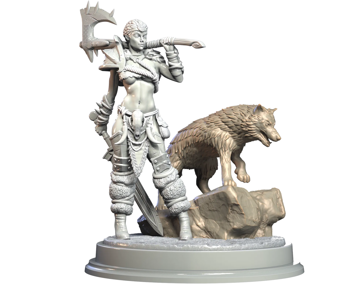 3D IPStudios - Barbarians - Brynn - 75mm 75mm Pin Up/Figure/Model/Diorama