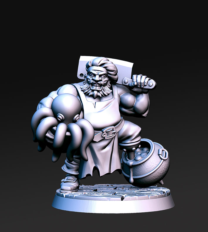 RN Estudio - Captain Quidd Crew - Badolff Peg Leg - DnD/TTRPG Figure/Miniature