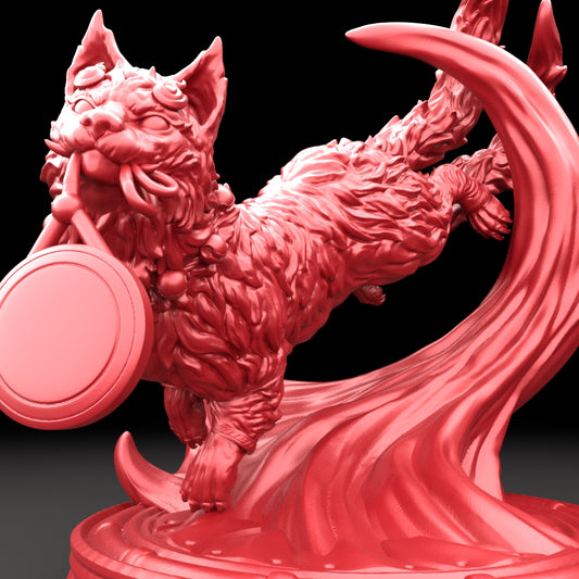Brayan Nafarrate - Bestiary #5 - Bakeneko #2 - DnD/TTRPG Figure/Miniature