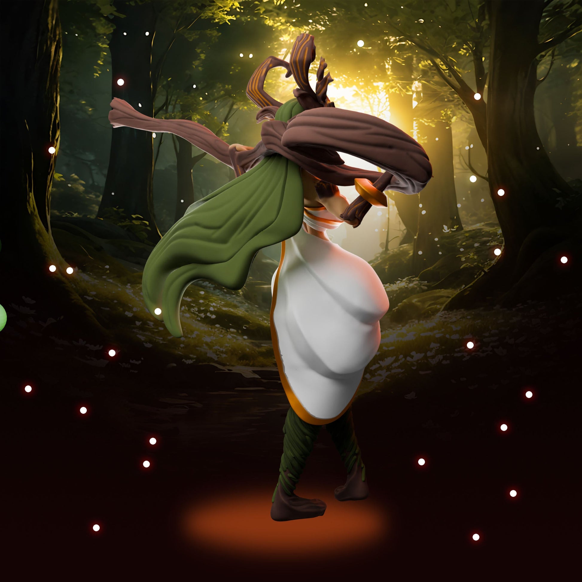 Anexeo's Forge - Woodland Witches - Balanis - 32/75mm Pin Up/Figure/Model/Diorama - Helios3DPrinting