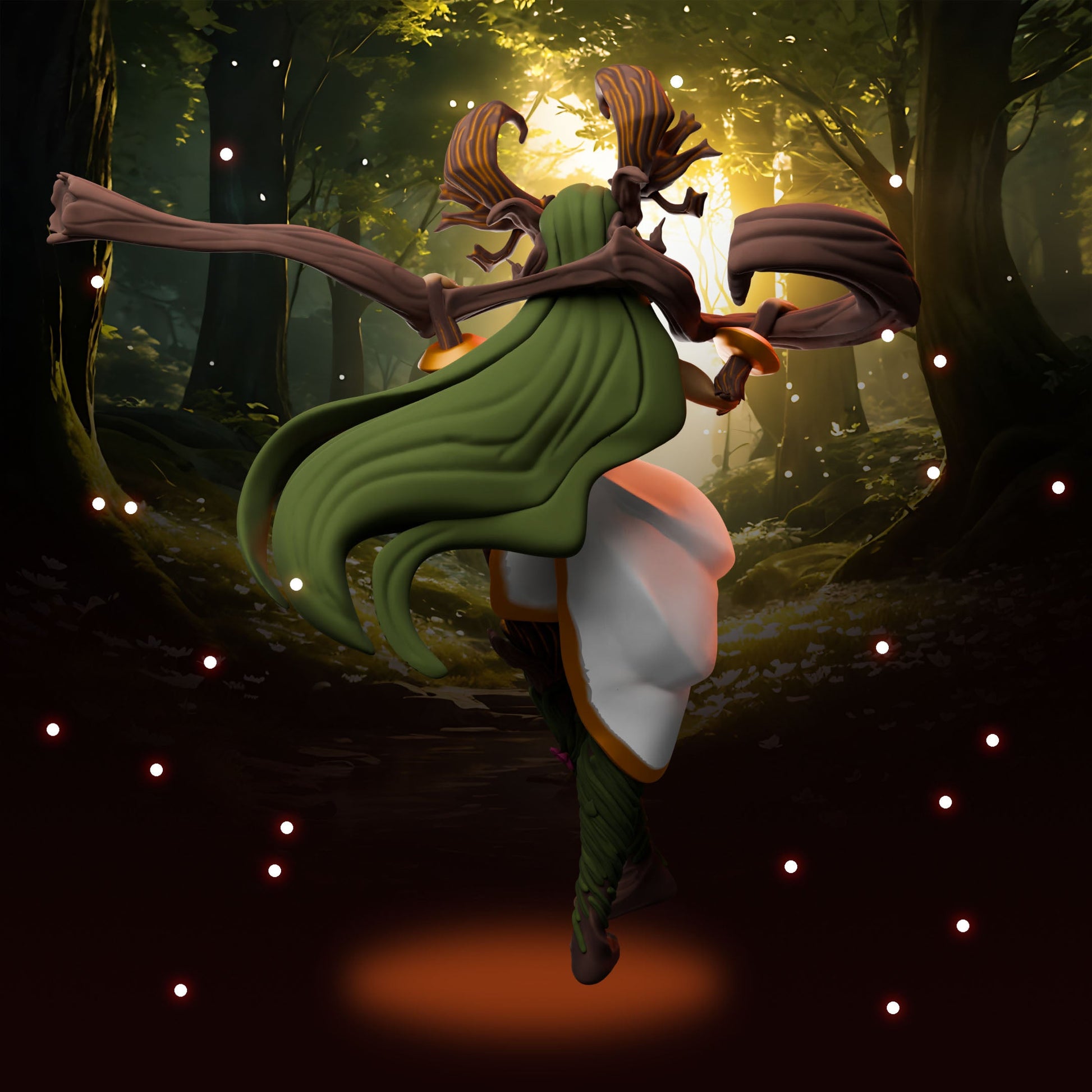 Anexeo's Forge - Woodland Witches - Balanis - 32/75mm Pin Up/Figure/Model/Diorama - Helios3DPrinting