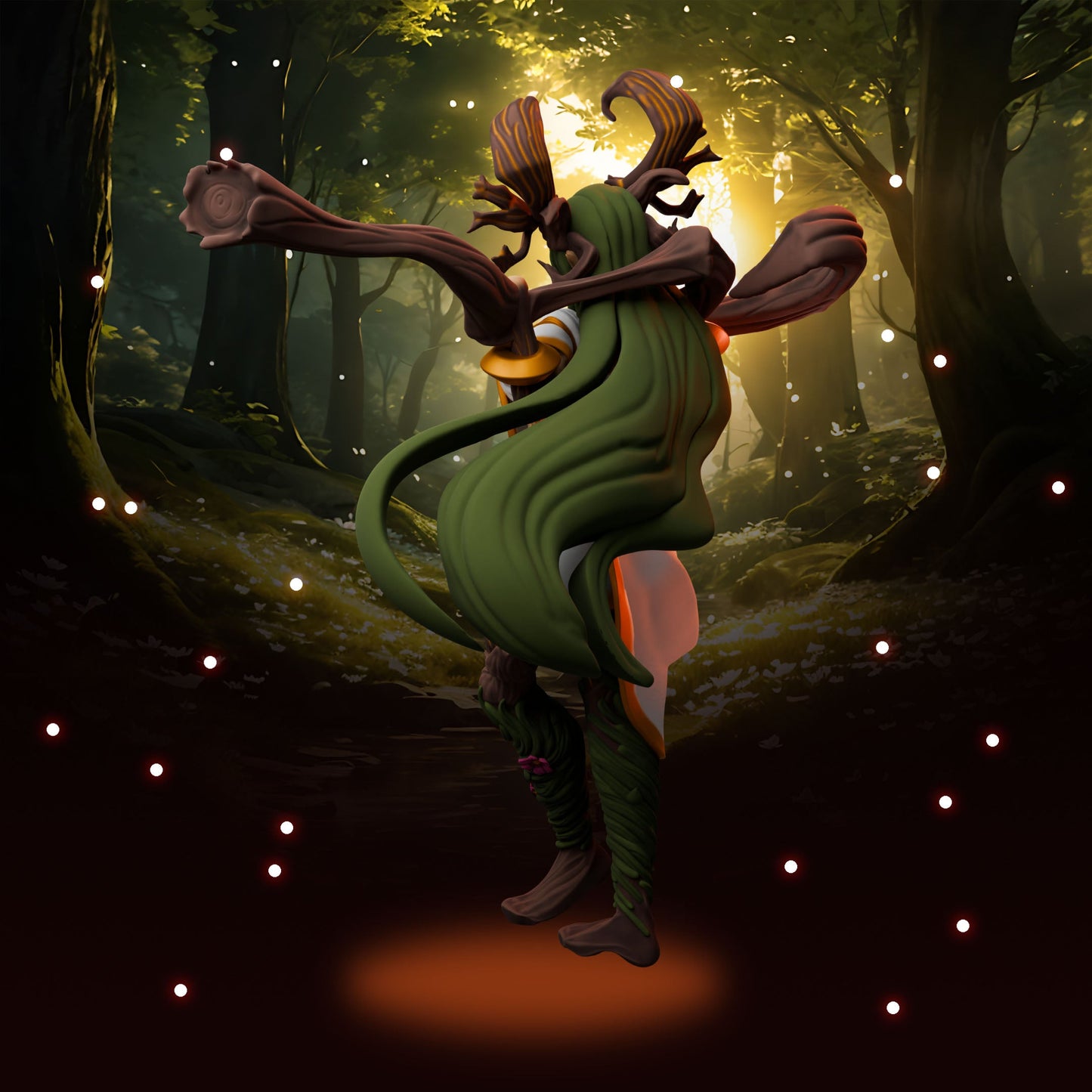 Anexeo's Forge - Woodland Witches - Balanis - 32/75mm Pin Up/Figure/Model/Diorama - Helios3DPrinting