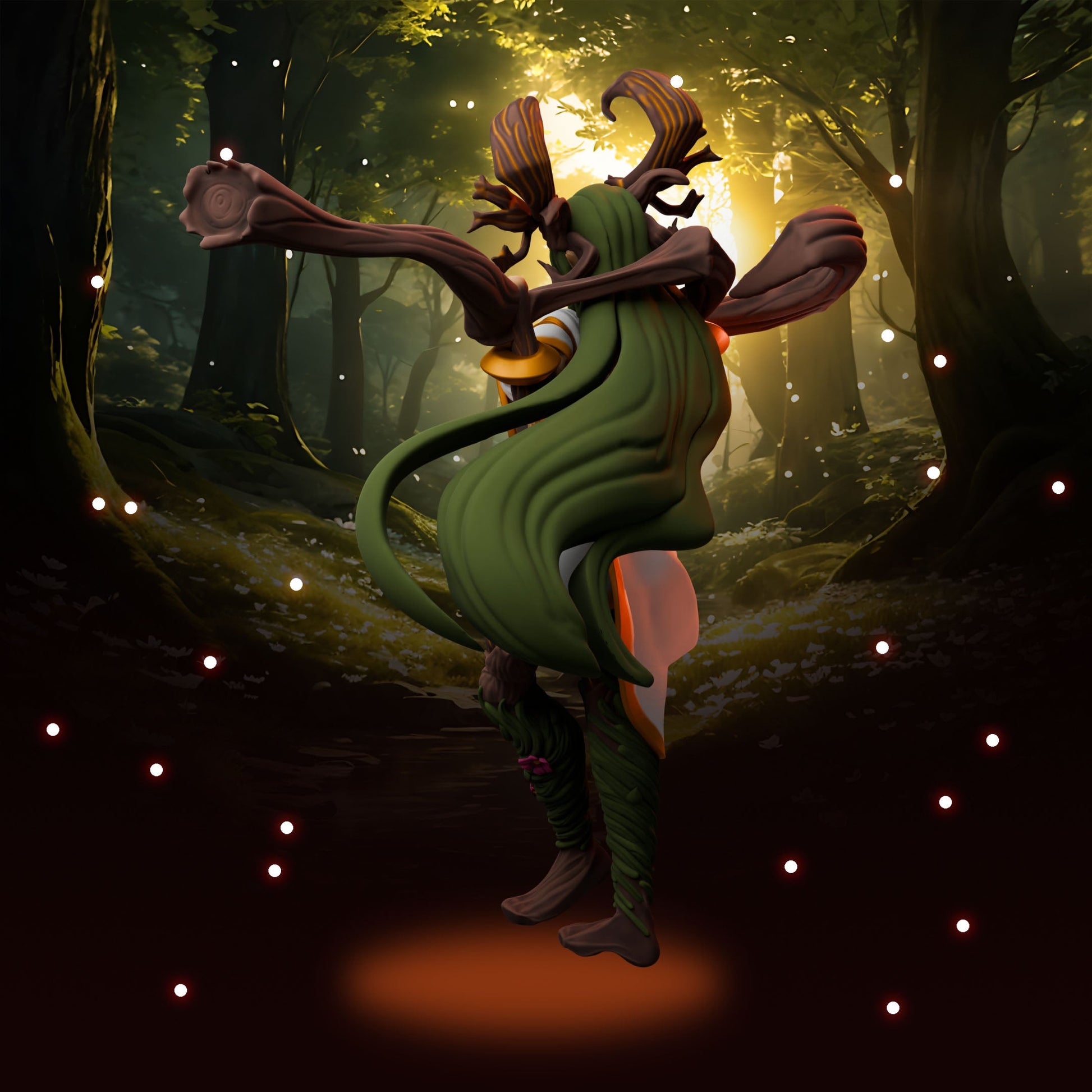 Anexeo's Forge - Woodland Witches - Balanis - 32/75mm Pin Up/Figure/Model/Diorama - Helios3DPrinting