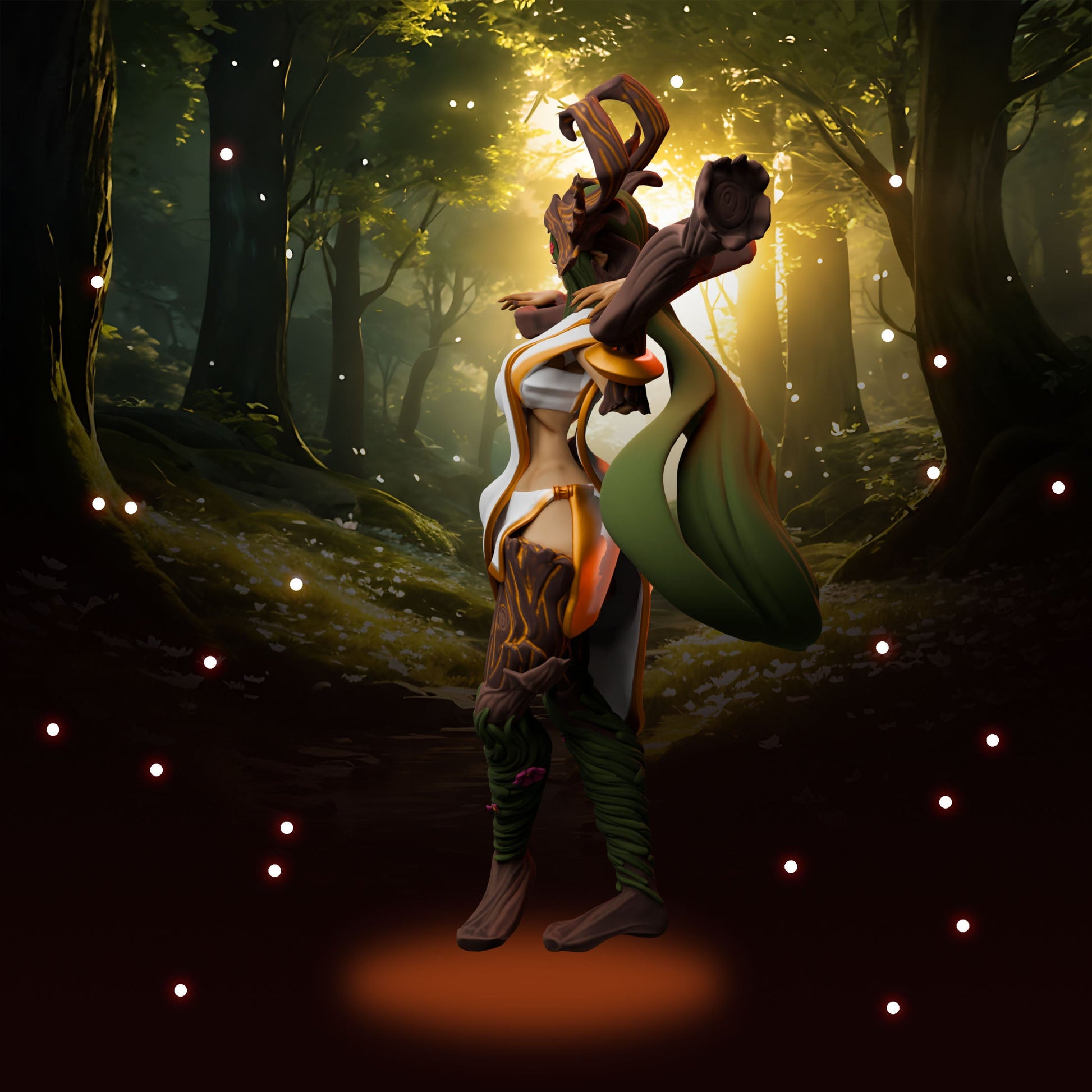 Anexeo's Forge - Woodland Witches - Balanis - 32/75mm Pin Up/Figure/Model/Diorama - Helios3DPrinting