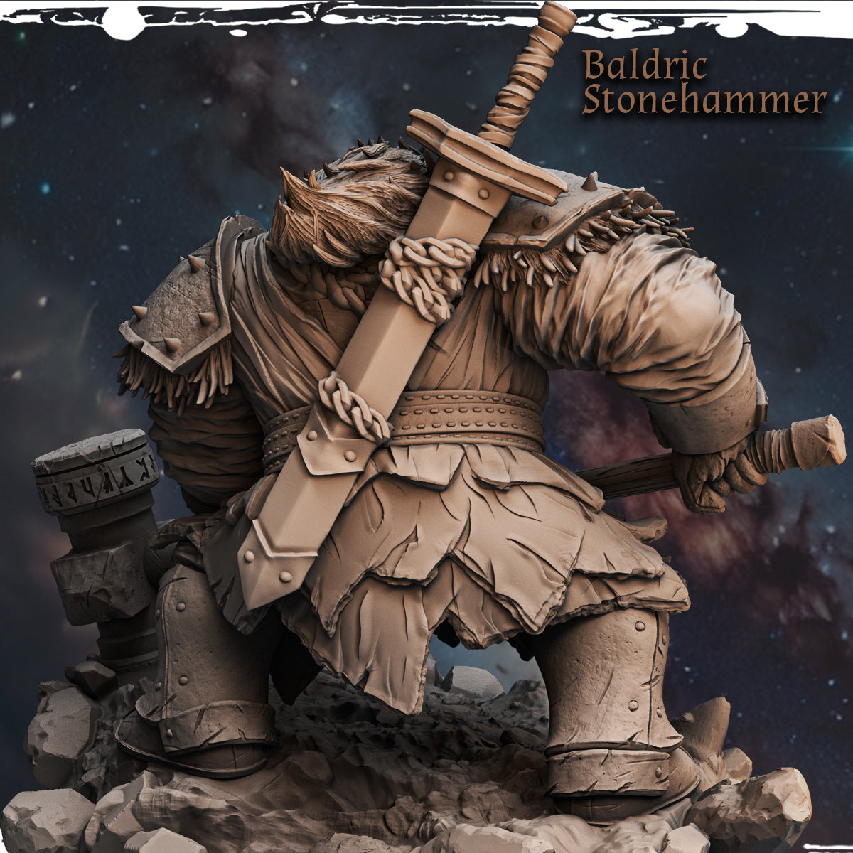 Haito - Unforgettable Heros - Baldric Stonehammer - 75/180mm Pin Up/Figure/Model/Diorama