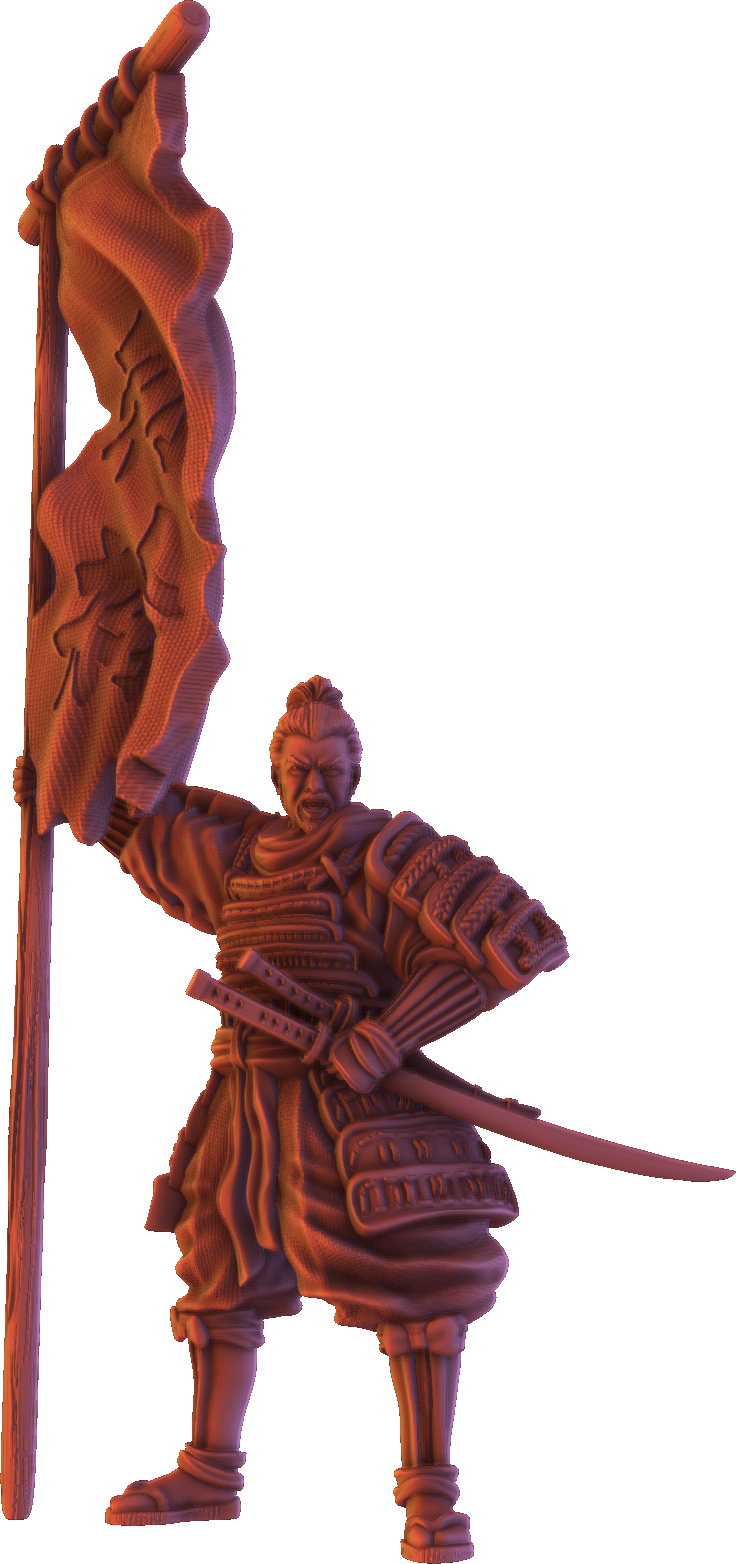 Forged Path - Tokugawa Bushido - Command Unit - DnD/Pathfinder/TTRPG Figure