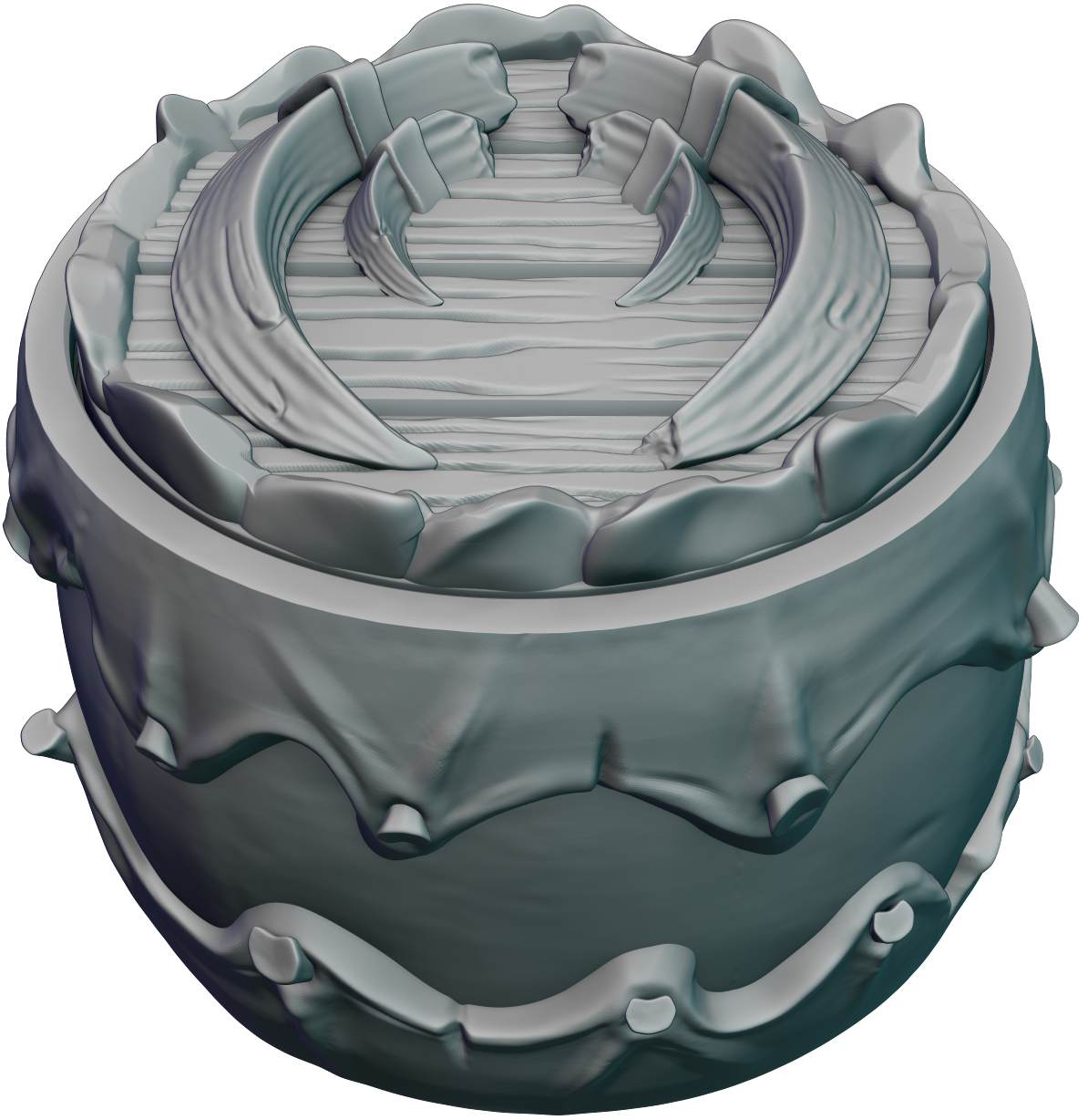 Ars Moriendi - Mythic Dice Box - Barbarian - DnD/TTRPG/Roleplaying/Wargames - Helios3DPrinting