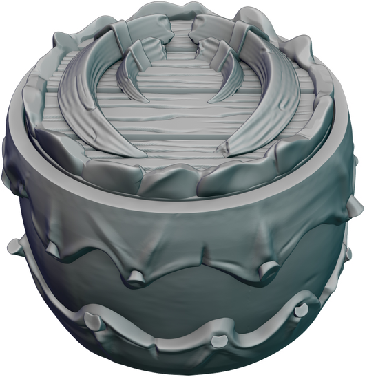 Ars Moriendi - Mythic Dice Box - Barbarian - DnD/TTRPG/Roleplaying/Wargames - Helios3DPrinting