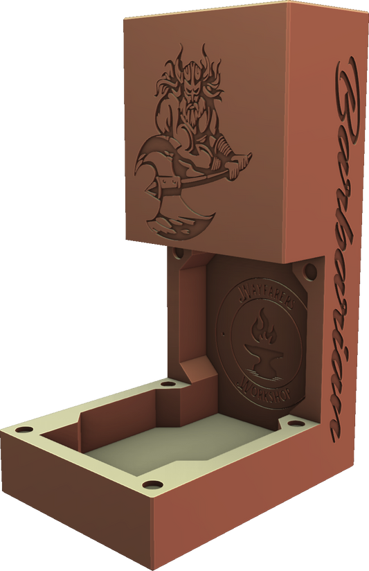 Wayfarers Workshop - Barbarian Dice Tower #1 - DnD/TTRPG/Roleplaying/Wargames