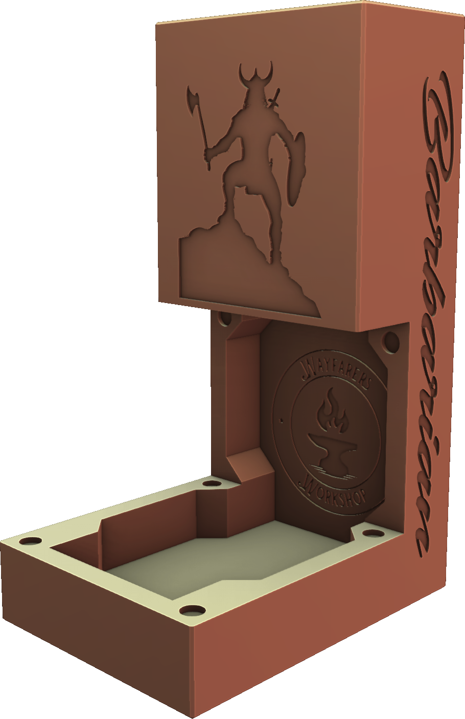 Wayfarers Workshop - Barbarian Dice Tower #2 - DnD/TTRPG/Roleplaying/Wargames