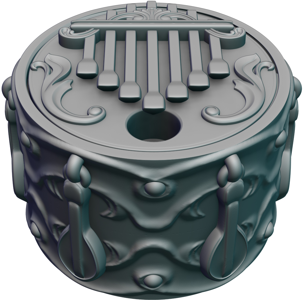 Ars Moriendi - Mythic Dice Box - Bard - DnD/TTRPG/Roleplaying/Wargames - Helios3DPrinting