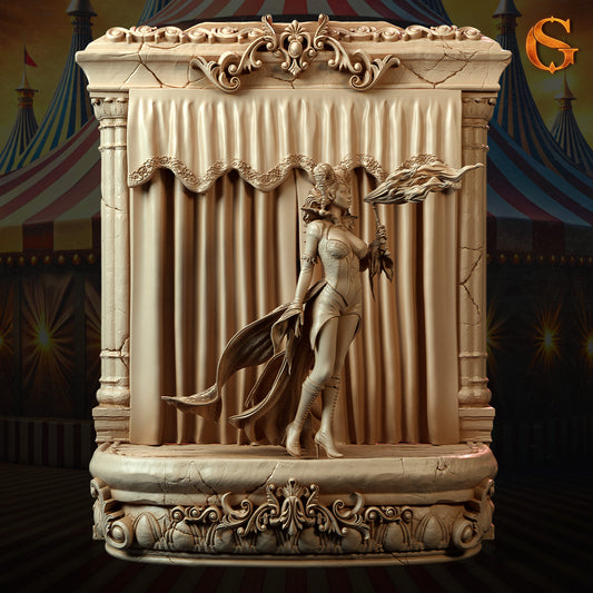 Solgoodcreations - Aithne, Fire Eater - 75/140mm Pin Up/Figure/Model/Diorama
