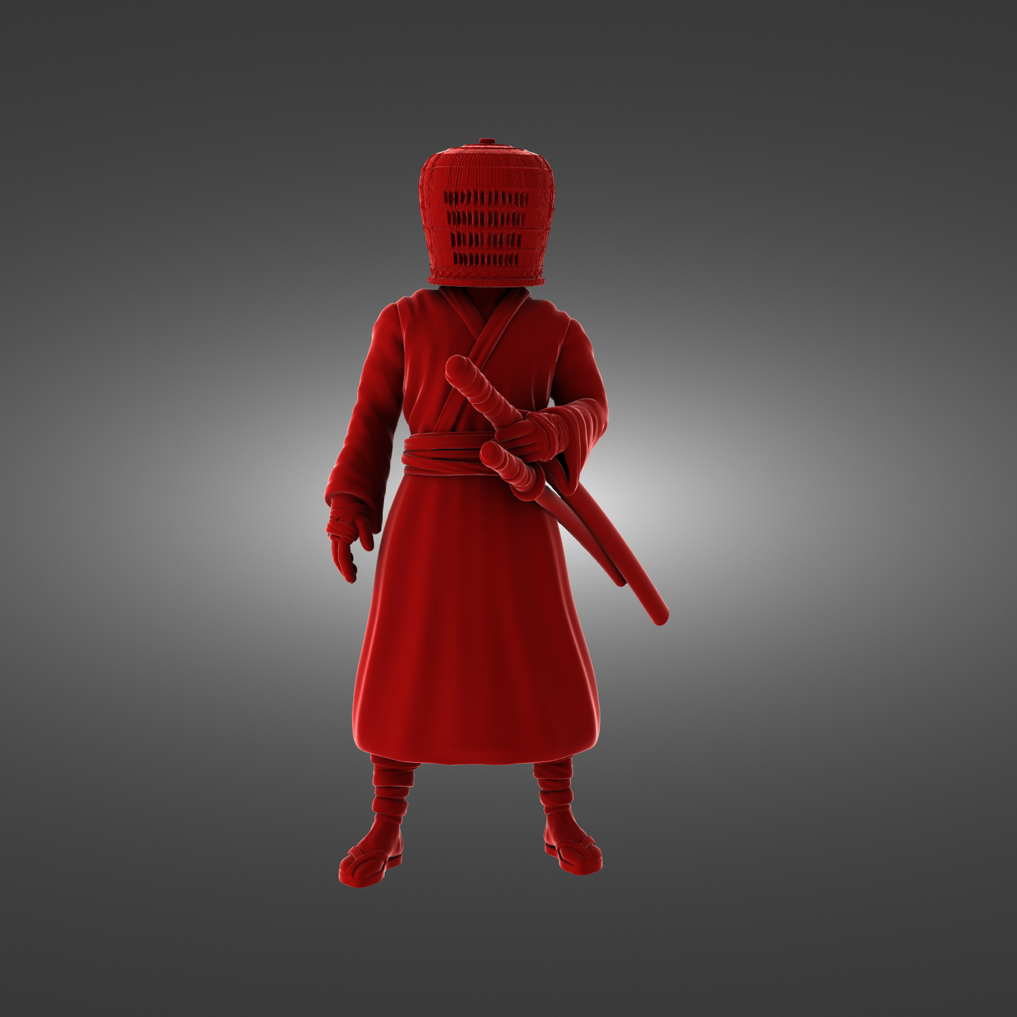 YourNeighborKnight - Bushido 3 - Basket Samurai - DnD/TTRPG Figure/Miniature