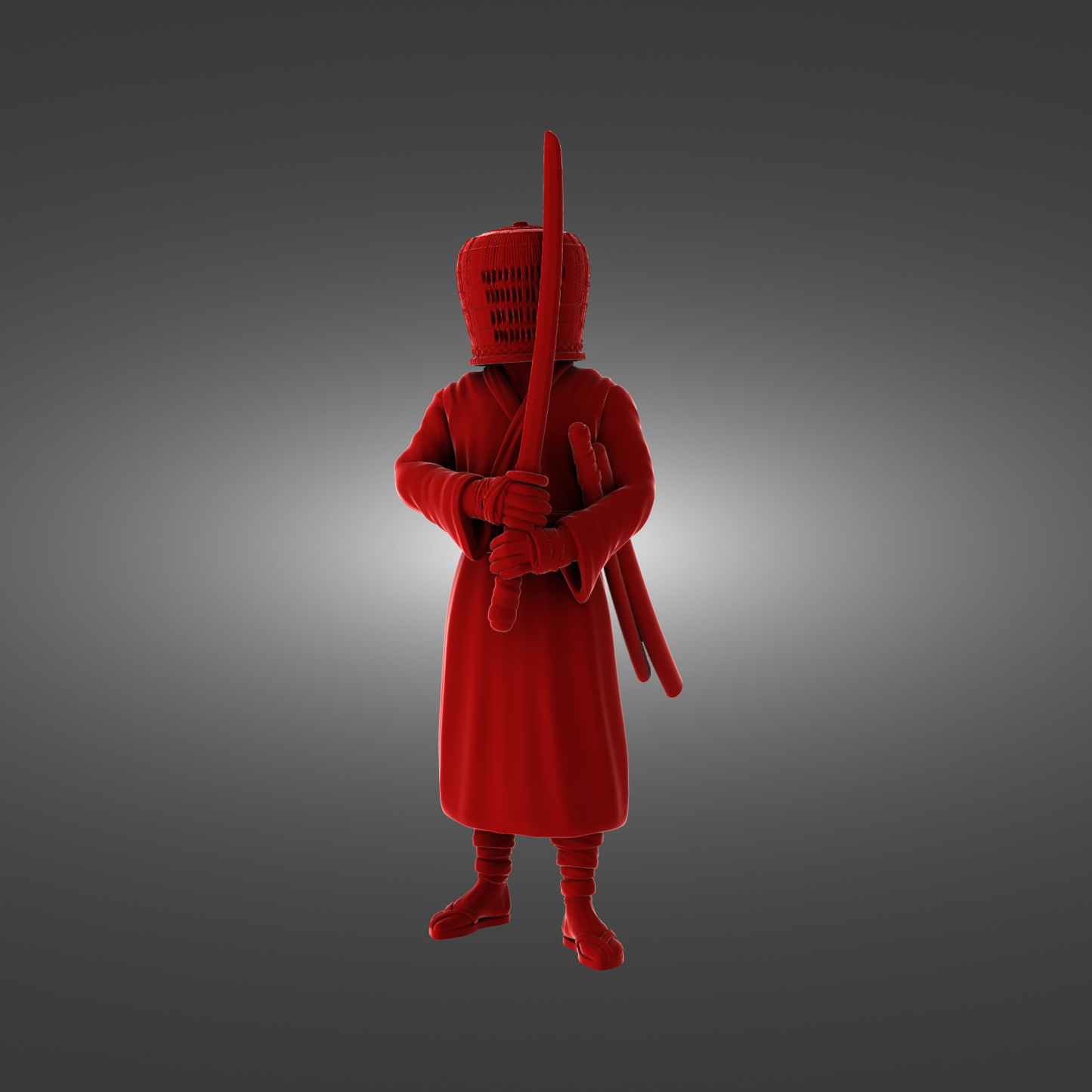 YourNeighborKnight - Bushido 3 - Basket Samurai - DnD/TTRPG Figure/Miniature