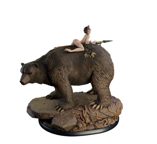 Mythologic Arts - Savage Beauty - Great Bear #2 - 75/120mm Pin Up/Figure/Model/Diorama