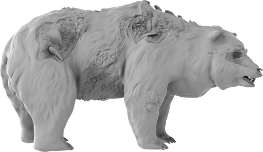 Z Kino - Zombie Bear - DnD/Pathfinder/TTRPG Figure Miniature