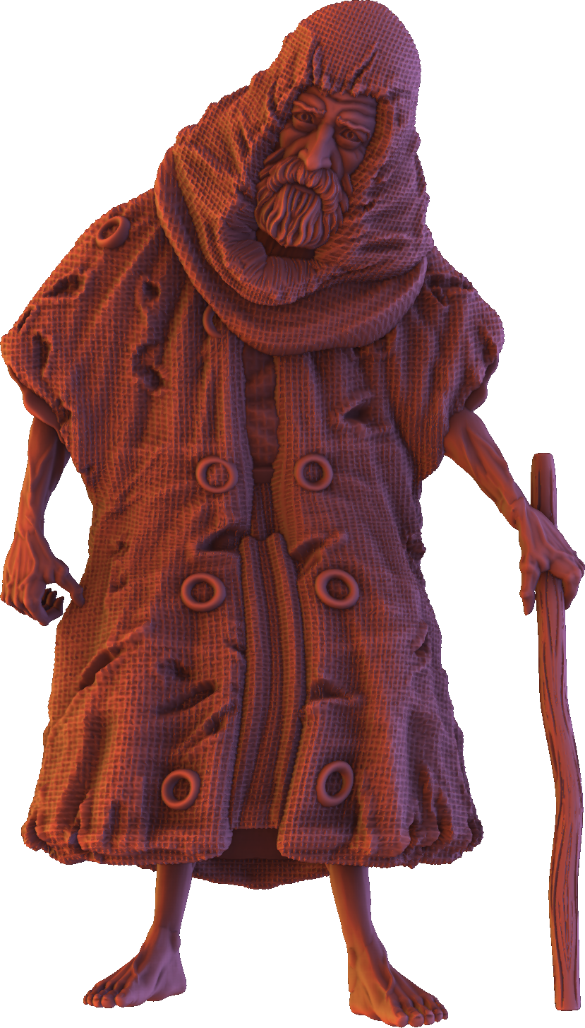 Forged Path - Willowbrook Underworld - Beggar - DnD/TTRPG Figure/Miniature