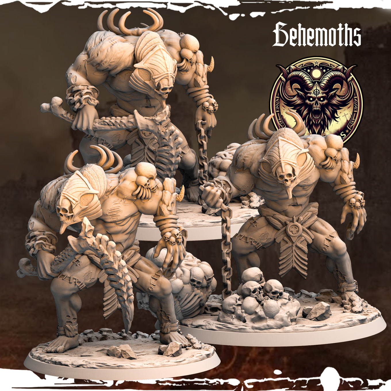 Monolith Arts - Beasts - Behemoth - DnD/TTRPG Figure/Miniature