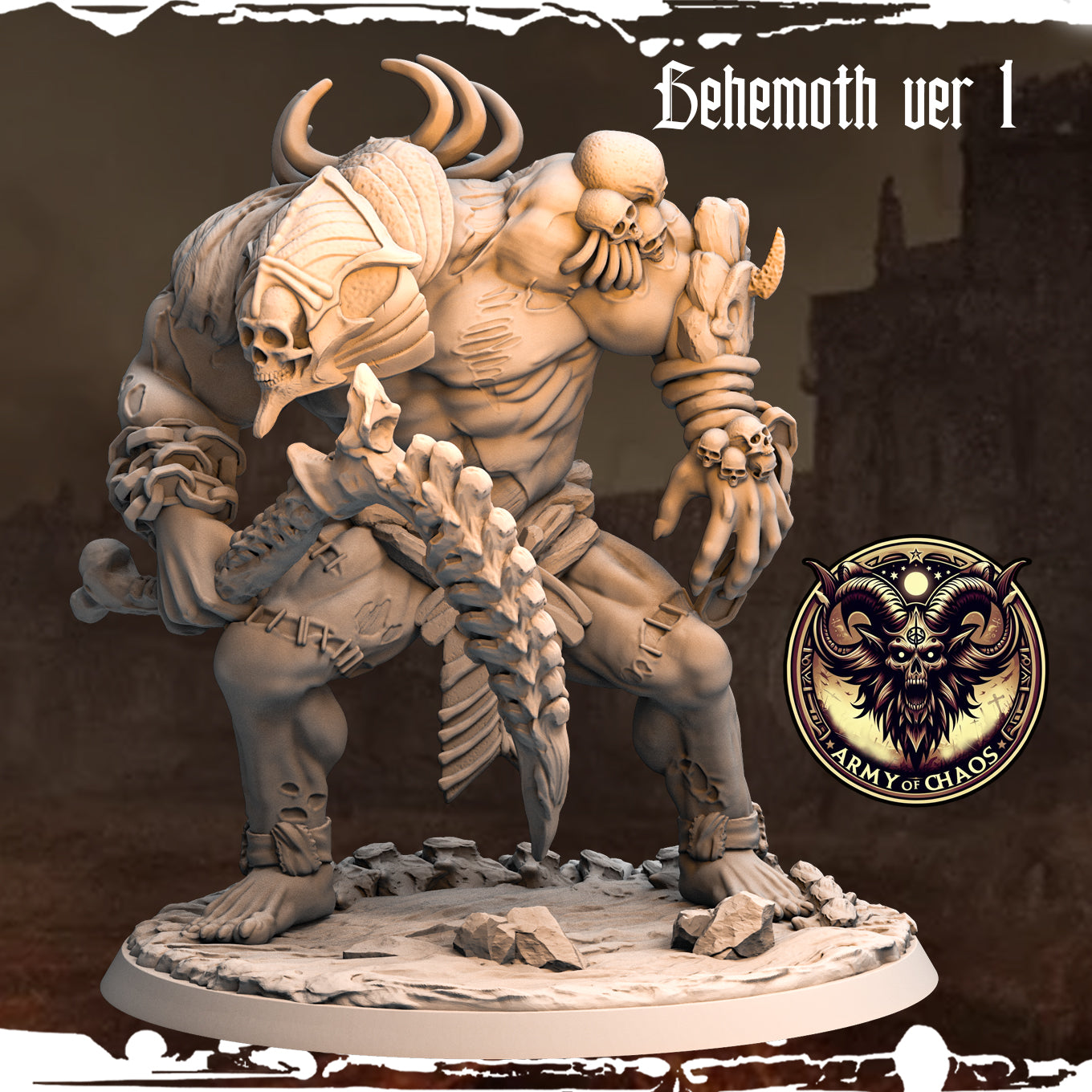 Monolith Arts - Beasts - Behemoth - DnD/TTRPG Figure/Miniature