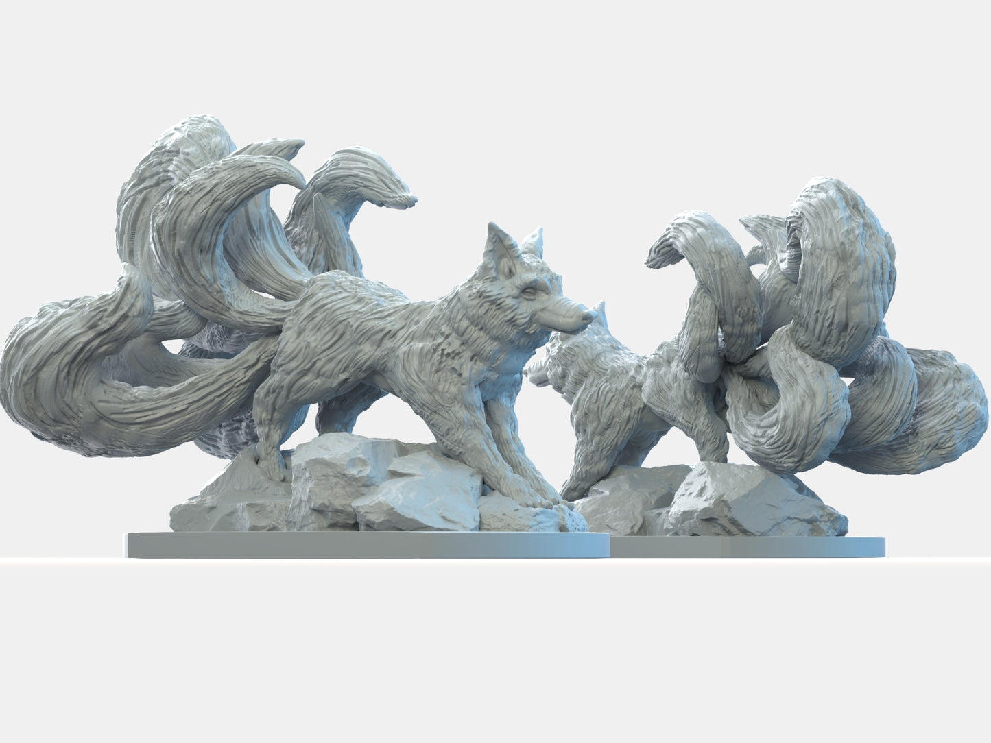 Brayan Nafarrate - Bestiary #2 - Kitsune - DnD/TTRPG Figure/Miniature