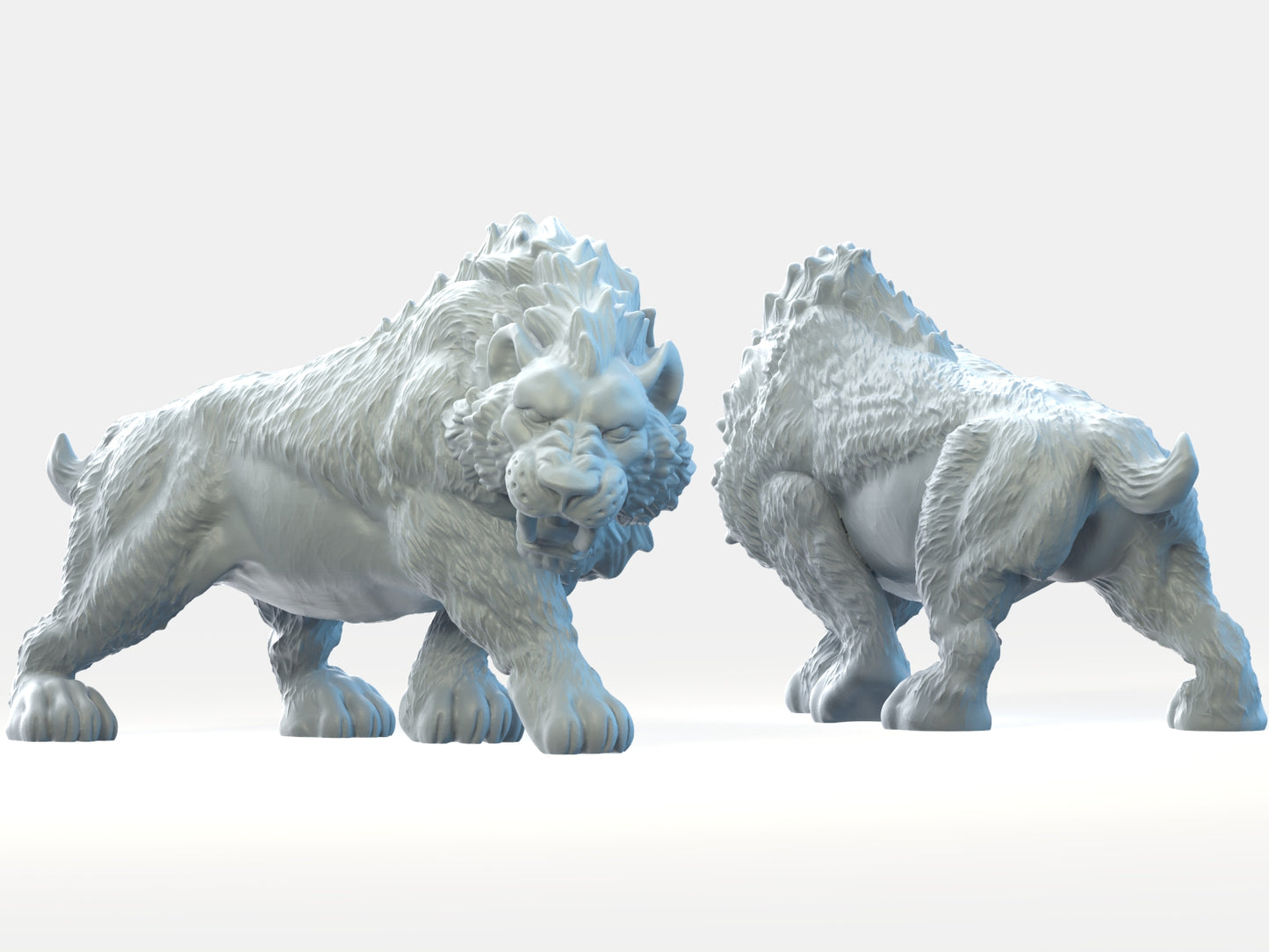 Brayan Nafarrate - Bestiary #2 - Sabertooth #2 - DnD/TTRPG Figure/Miniature