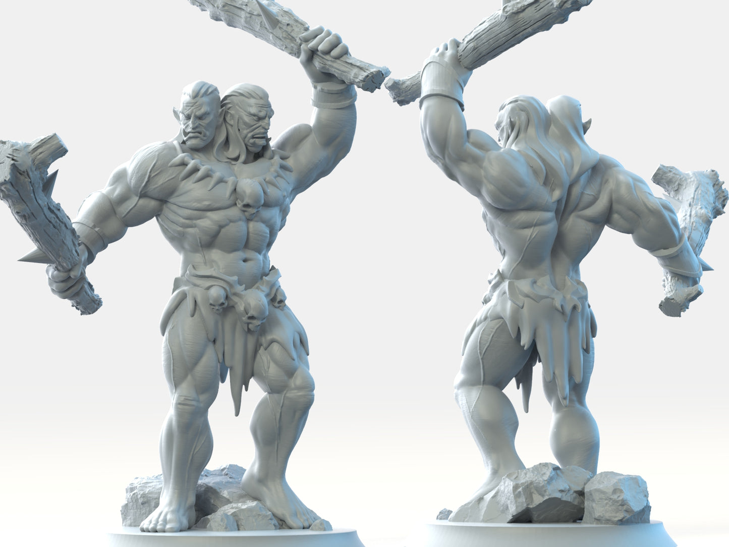 Brayan Nafarrate - Bestiary #2 - Ettin #1 - DnD/TTRPG Figure/Miniature