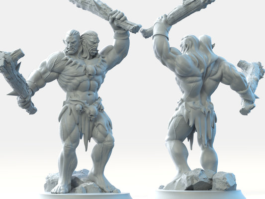Brayan Nafarrate - Bestiary #2 - Ettin #1 - DnD/TTRPG Figure/Miniature