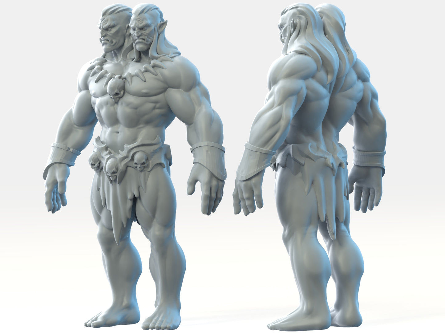 Brayan Nafarrate - Bestiary #2 - Ettin #2 - DnD/TTRPG Figure/Miniature