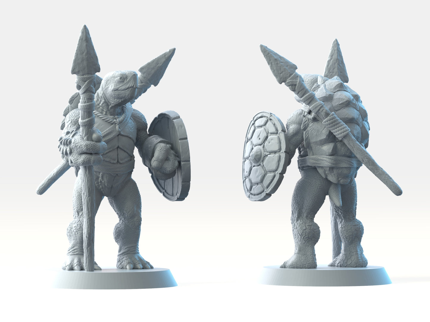 Brayan Nafarrate - Bestiary #2 - Tortle #3 - DnD/TTRPG Figure/Miniature