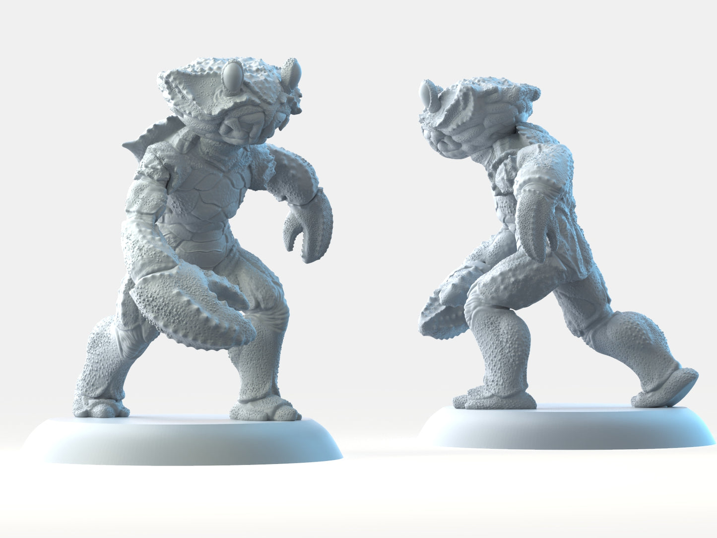Brayan Nafarrate - Bestiary #2 - Crab Folk - DnD/TTRPG Figure/Miniature