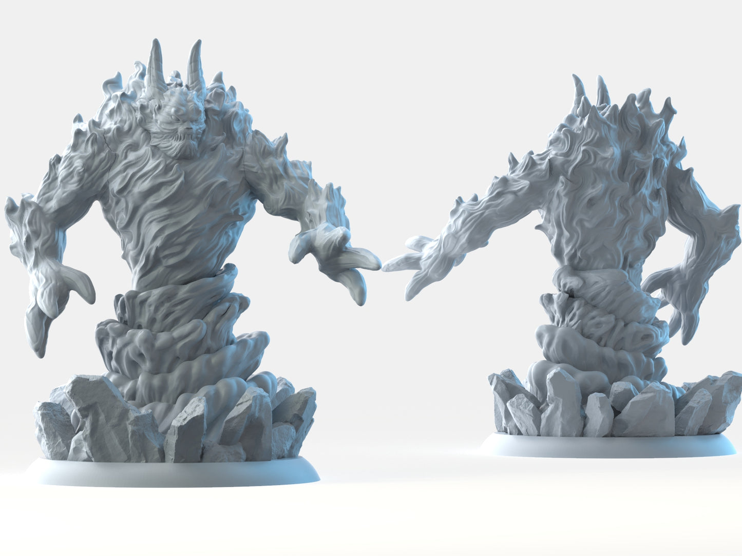 Brayan Nafarrate - Bestiary #2 - Fire Elemental  - DnD/TTRPG Figure/Miniature
