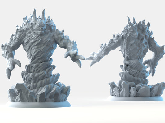 Brayan Nafarrate - Bestiary #2 - Fire Elemental  - DnD/TTRPG Figure/Miniature
