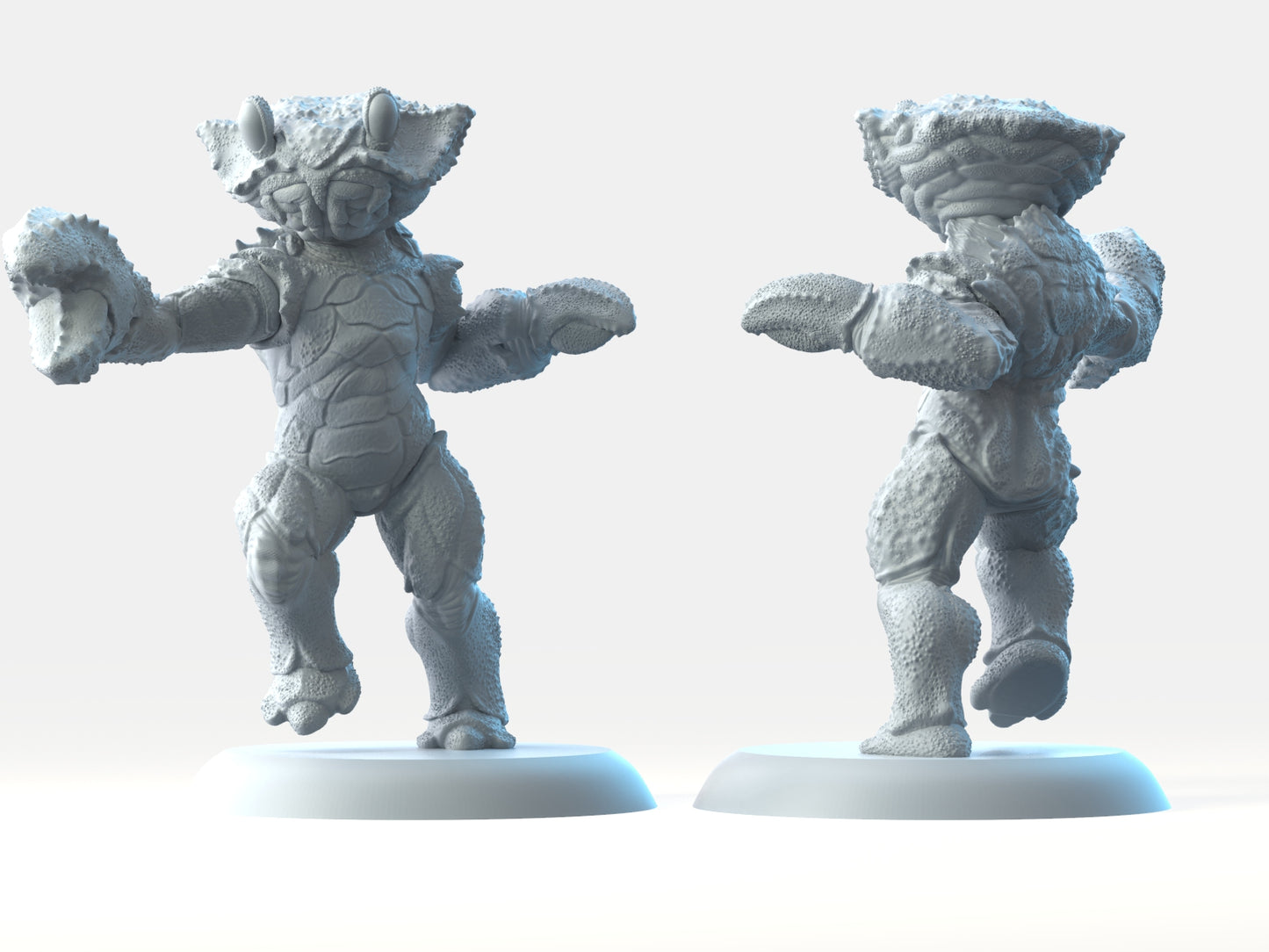 Brayan Nafarrate - Bestiary #2 - Crab Folk - DnD/TTRPG Figure/Miniature