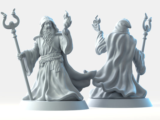 Brayan Nafarrate - Bestiary #2 - Wizard Male - DnD/TTRPG Figure/Miniature